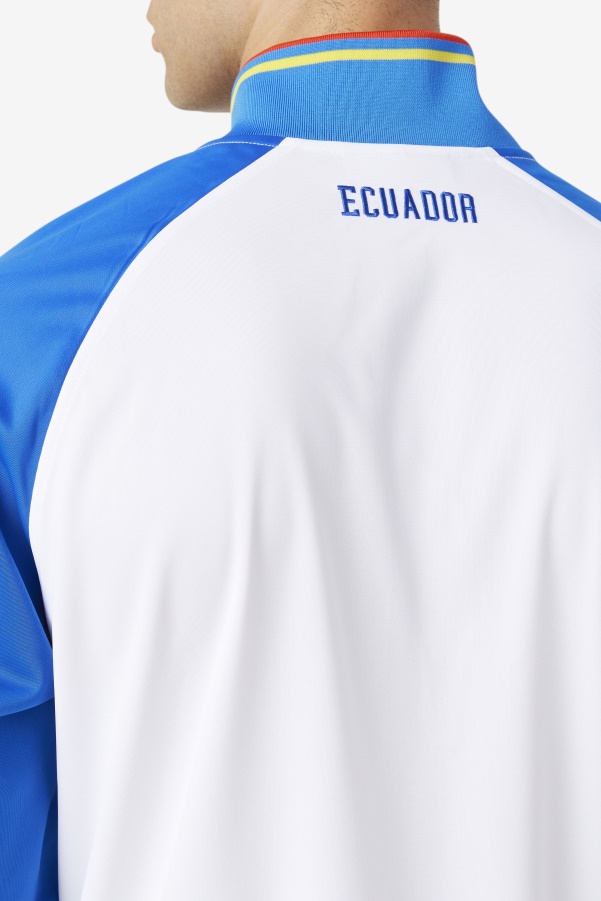 Ecuador Track Jacket Fila White/Blue/Fiery Red/Yellow