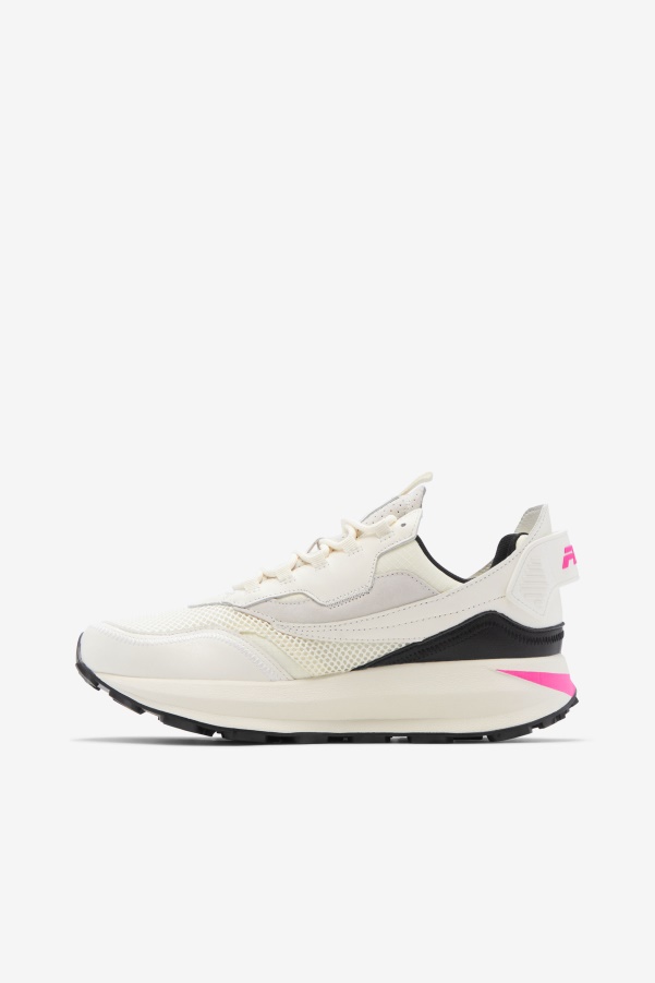 Women's R1 Runner X Barneys Fila White/Pink Glo/Black