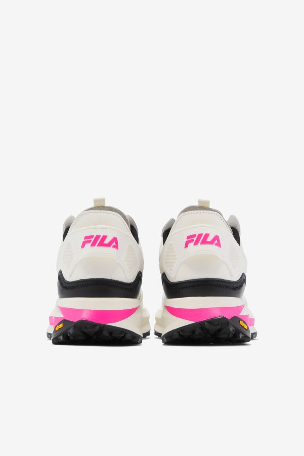Women's R1 Runner X Barneys Fila White/Pink Glo/Black