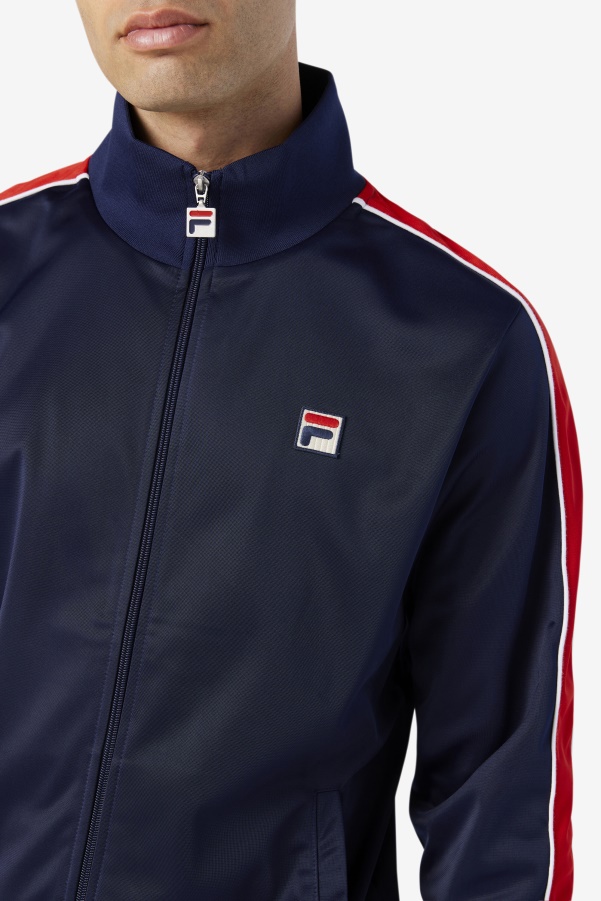 Fila Navy/Red/White Wicks Track Jacket