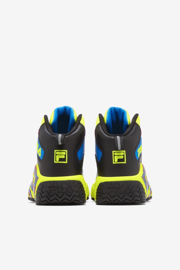 Black/Yellow/Red Little Kids' MB Fila