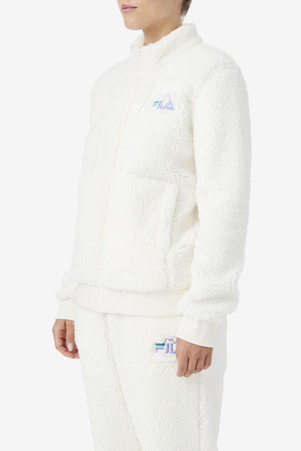 Fila Egret/Jacaranda/Deep Lake Freyja Sherpa Jacket
