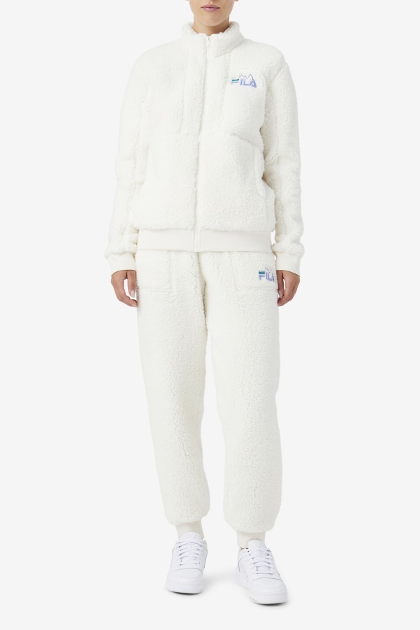 Fila Egret/Jacaranda/Deep Lake Freyja Sherpa Jacket