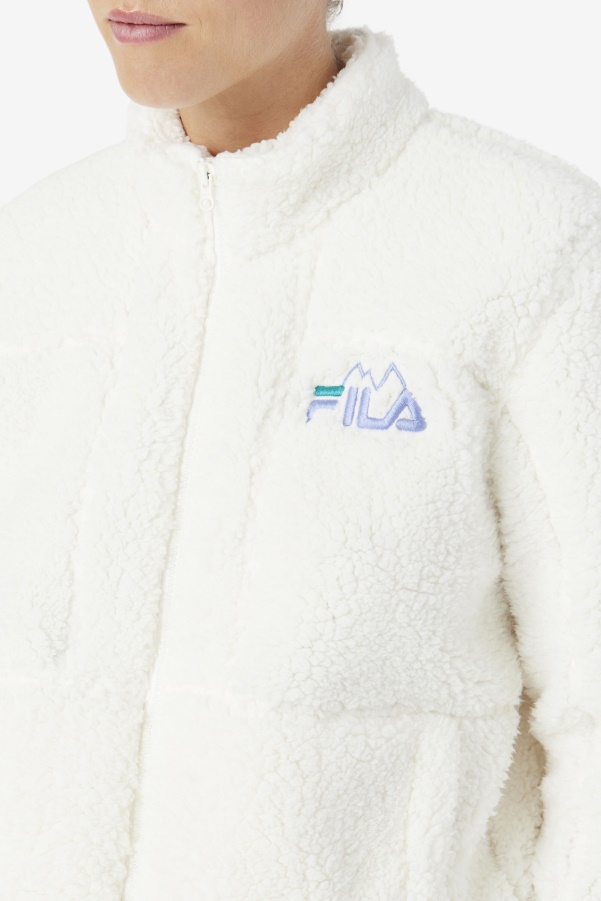 Fila Egret/Jacaranda/Deep Lake Freyja Sherpa Jacket