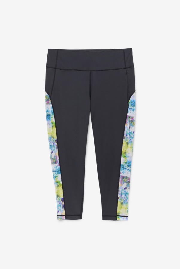 Forza Contrast 7/8 Leggings Black/Tie Dye Fila