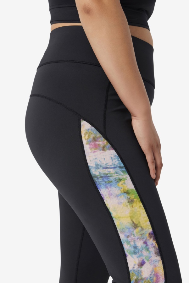 Forza Contrast 7/8 Leggings Black/Tie Dye Fila