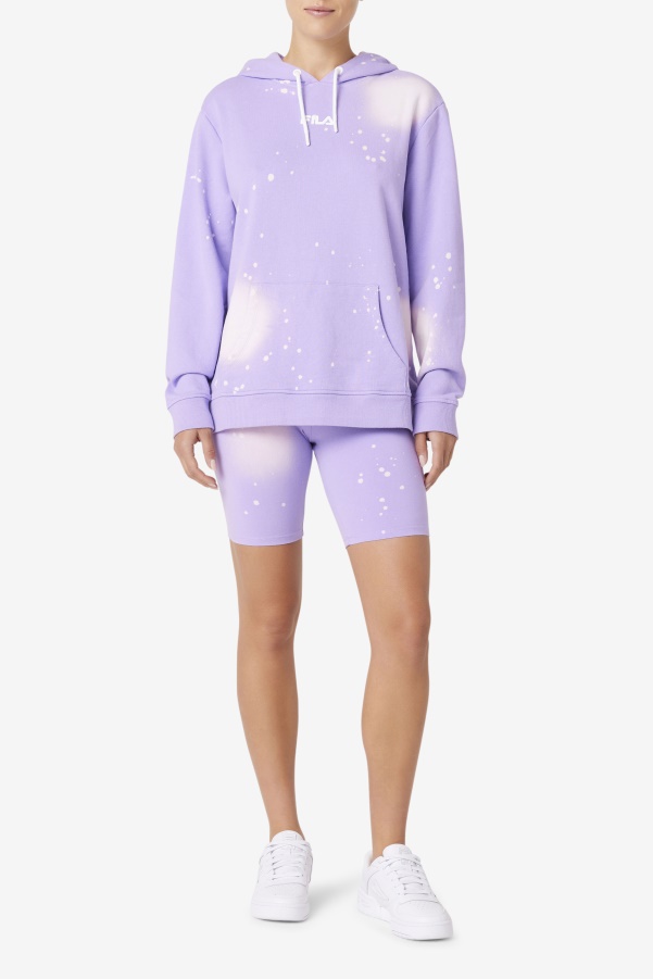 Fila Taima Tie Dye Bike Short Viola Tie Dye