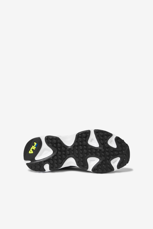 Fila Big Kids' Ray Tracer Apex White/Black/Lime Punch