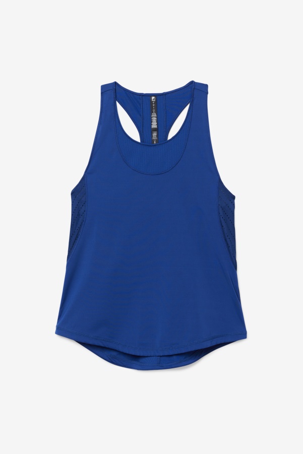 Navypeony Fila Uplift Textured Racerback Tank Top