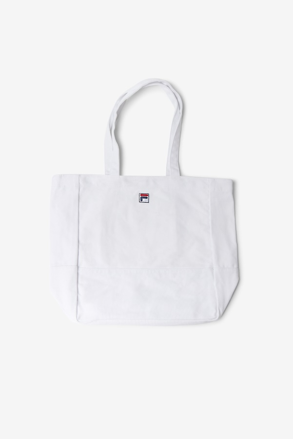 basic tote bag Fila White