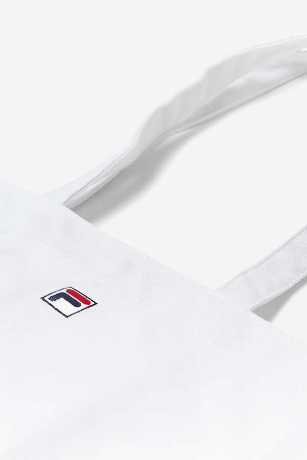 basic tote bag Fila White