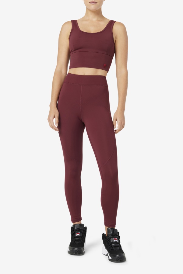 Fila Kora Bra Top Tawny Port