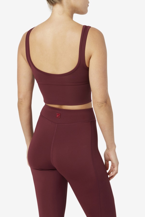 Fila Kora Bra Top Tawny Port
