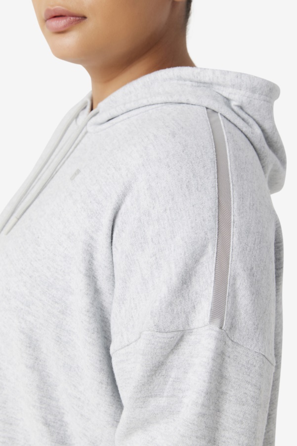Highrise Heather Fi-Lux Cropped Hoodie Fila