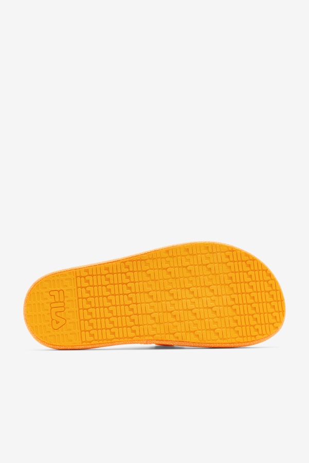 Saffron/Red Fila Men's Atlas Slide