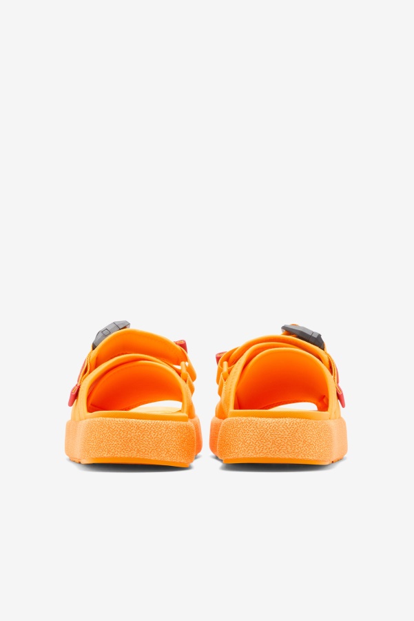 Saffron/Red Fila Men's Atlas Slide