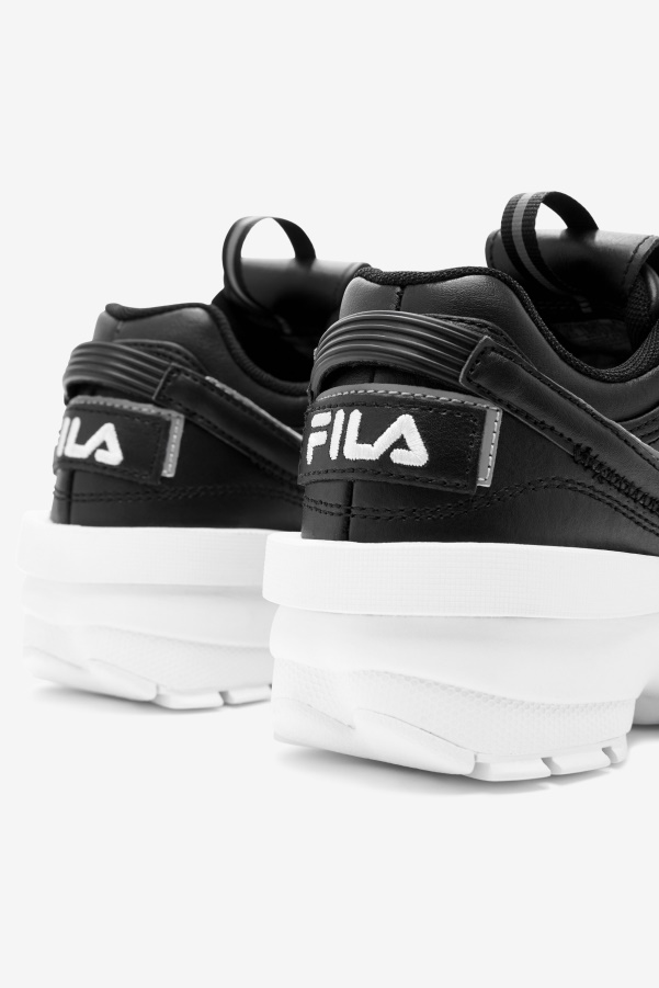 Black/White Little Kids' Disruptor 2 EXP Fila