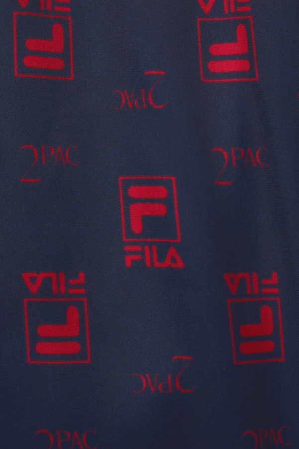 Navy/Red Fila 2Pac Logo Print Boxer