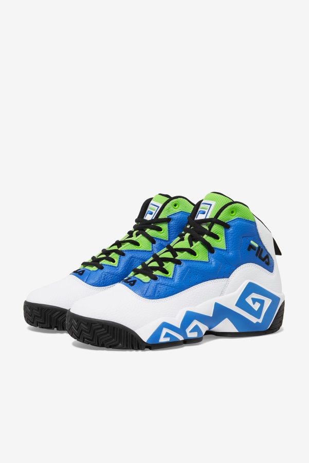 Men's MB White/Blue/Green Fila