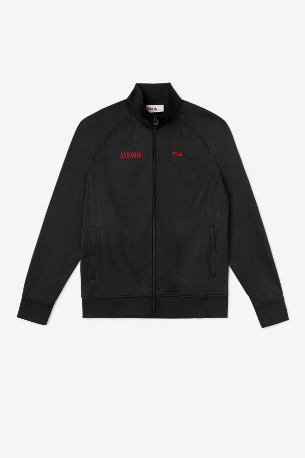 Fila Albania Track Jacket Black/Red
