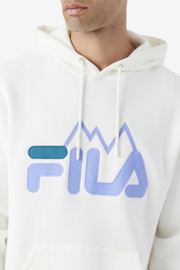 Nan Hoodie Egret/Jacaranda/Deep Lake Fila