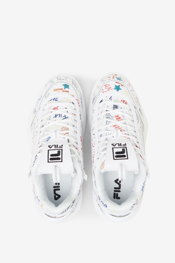 Little Kids' Disruptor 2 EXP Black/White/Multi Fila