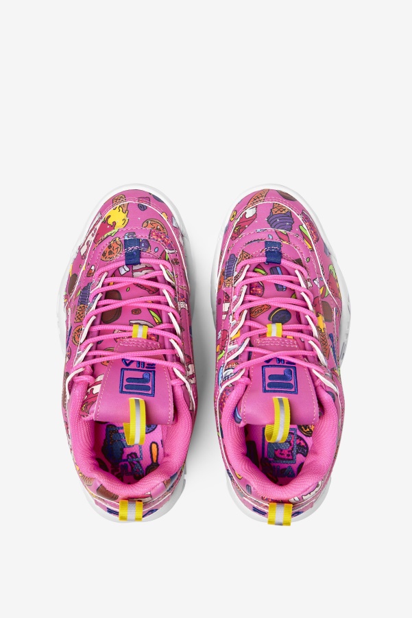 Big Kids' Disruptor 2 Premium Sugar Plum/Purple/Lemon Fila