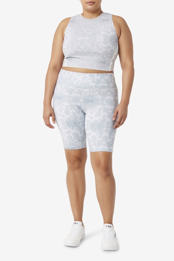 Fila Uplift Athletic Crop Top Highrise/White