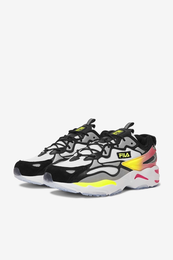 Fila Men's Ray Tracer Apex White/Black/Yellow