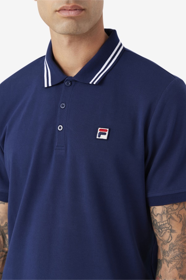 Navy Fila Jelen Polo