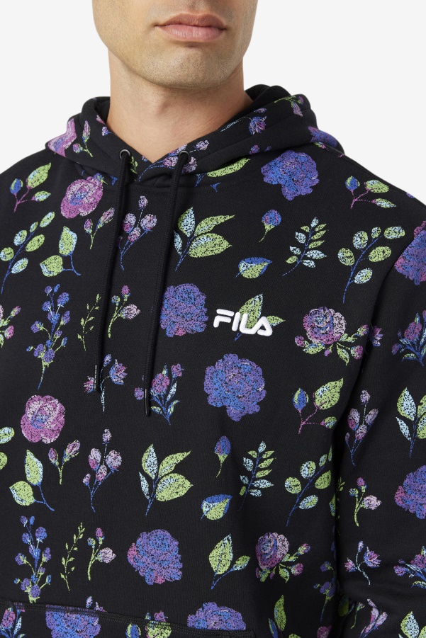 Black Fila Ashokane Hoodie