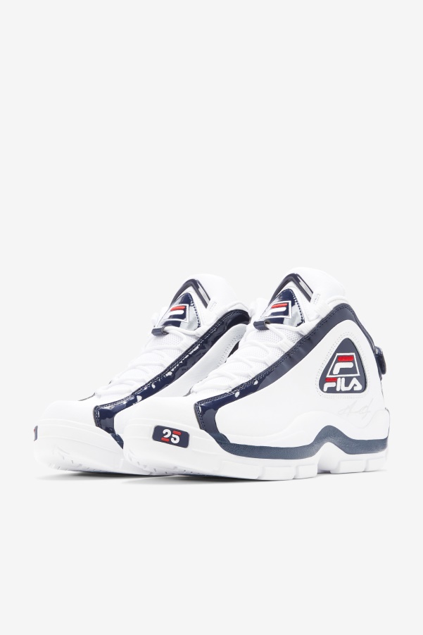 Men's Grant Hill 2 25th Anniversary Edition Fila White/Navy/Red