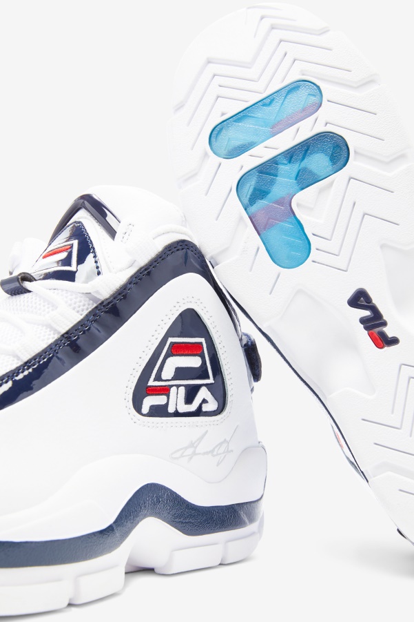 Men's Grant Hill 2 25th Anniversary Edition Fila White/Navy/Red
