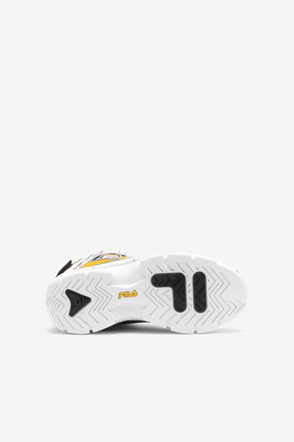 Little Kids' Grant Hill 2 Racing Fila White/Black/Lemon