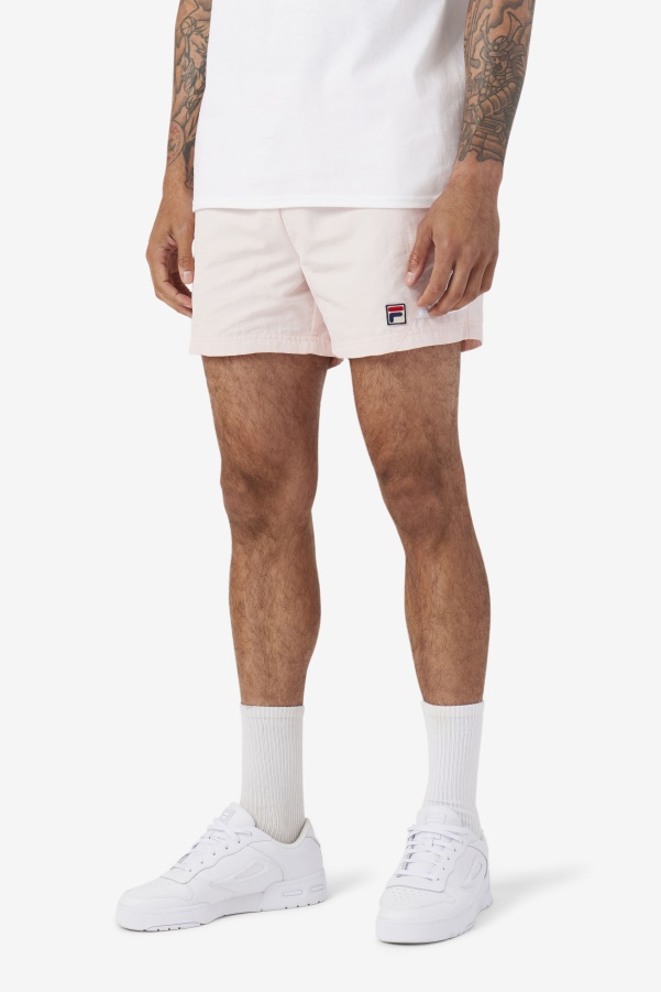 Pink/White Fila Vantage Swim Short
