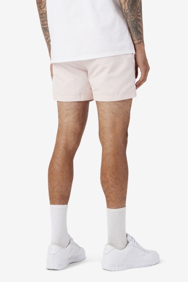 Pink/White Fila Vantage Swim Short