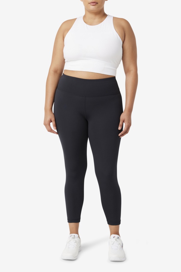 Fila White Uplift High Neck Sports Bra