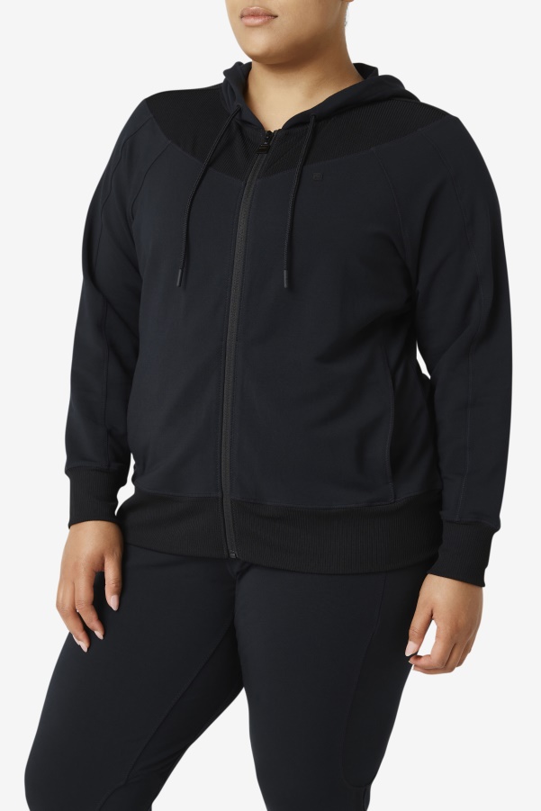 Fi-Lux Slim Full Zip Hoodie Fila Black