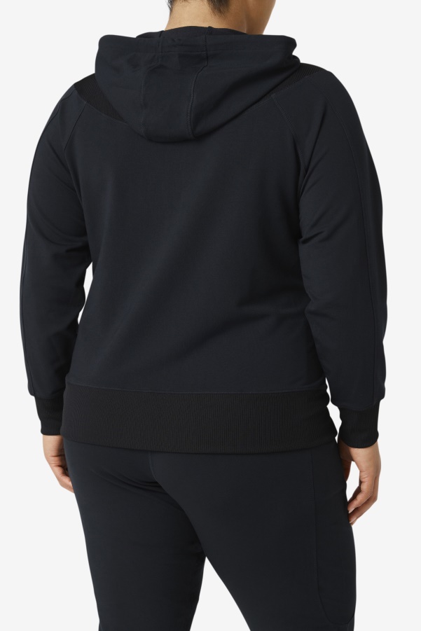 Fi-Lux Slim Full Zip Hoodie Fila Black