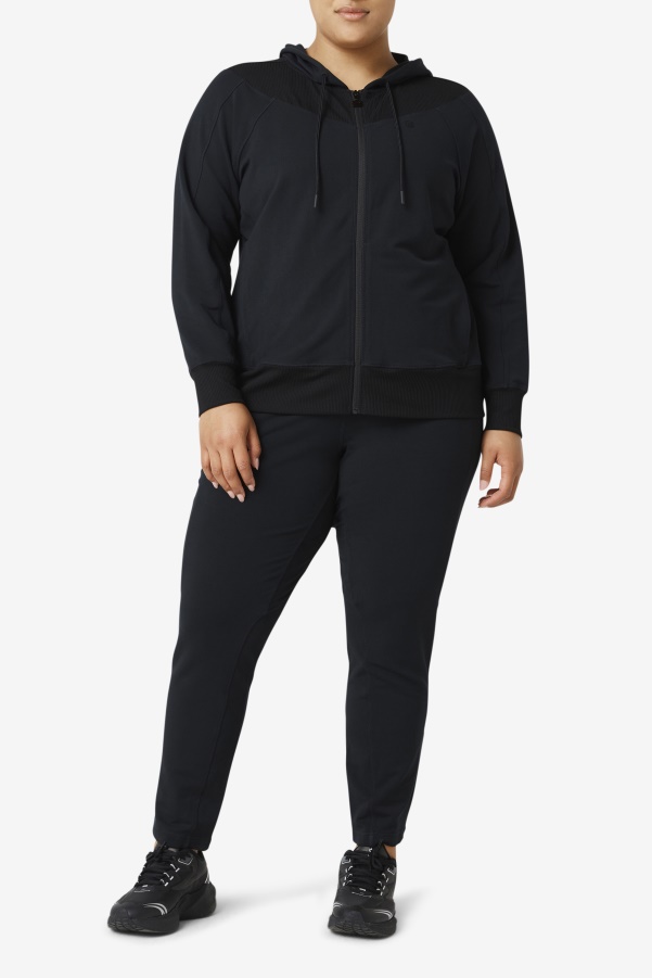 Fi-Lux Slim Full Zip Hoodie Fila Black