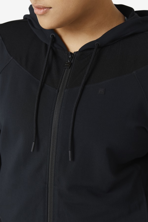 Fi-Lux Slim Full Zip Hoodie Fila Black