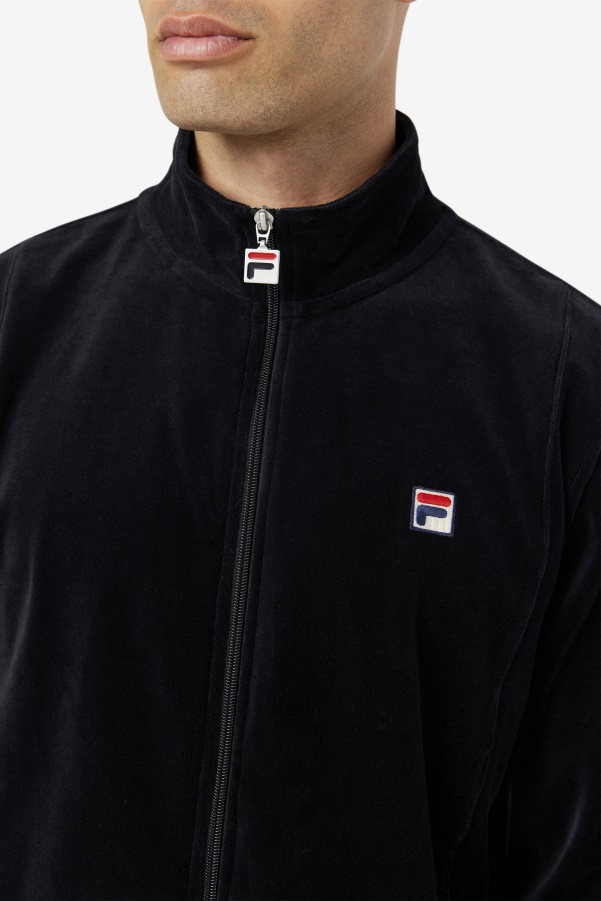 Fila Black O-Fit Velour Jacket