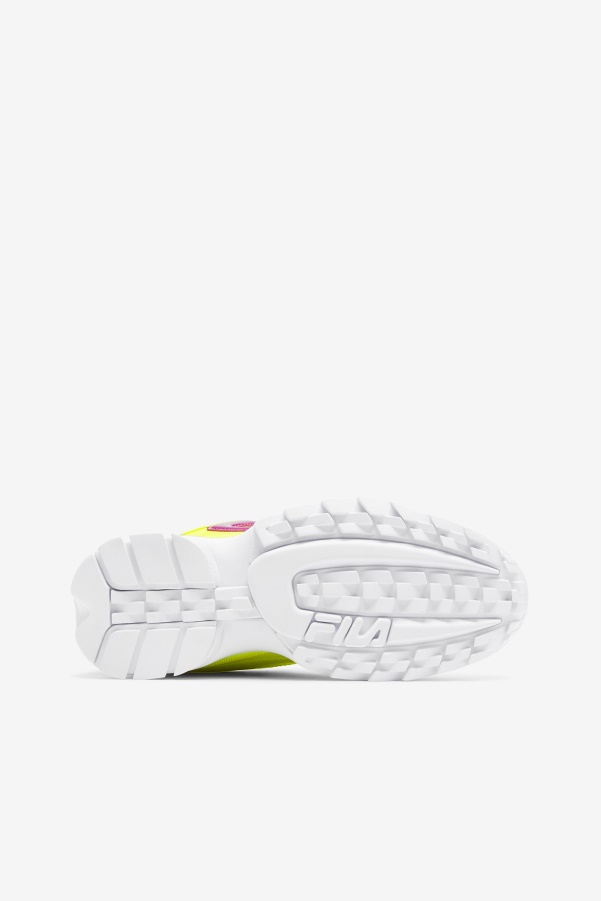 Women's Disruptor 2 Premium Yellow/Orchid Flower/White Fila