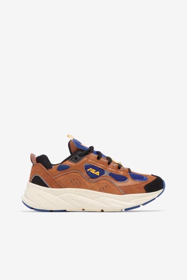 Bombay Brown/Blue/Ecru Fila Women's Trigate