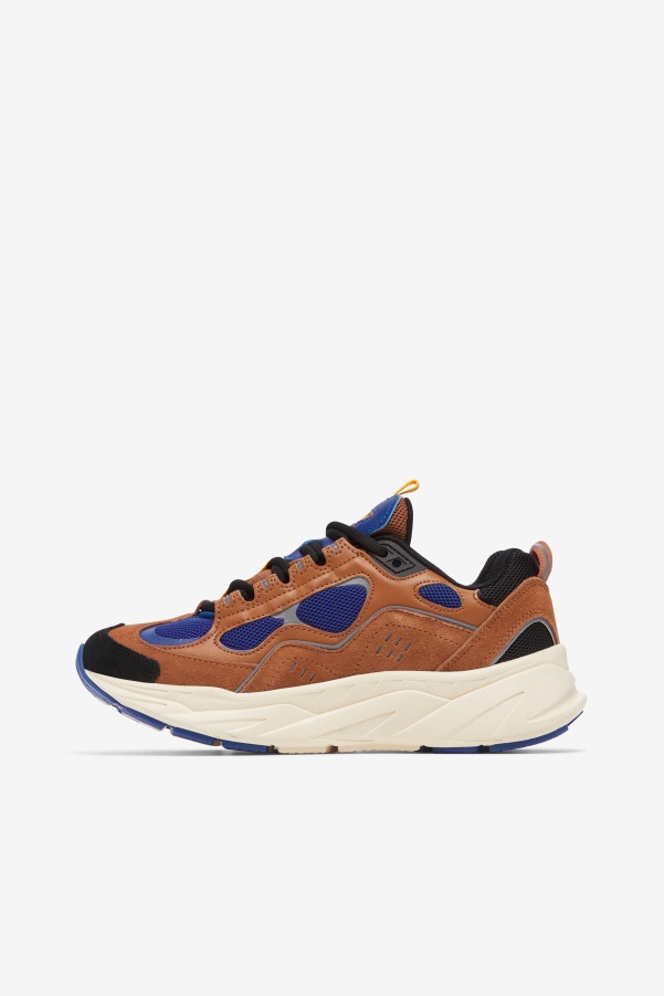 Bombay Brown/Blue/Ecru Fila Women's Trigate