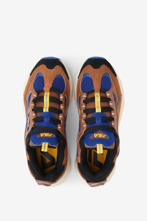 Bombay Brown/Blue/Ecru Fila Women's Trigate