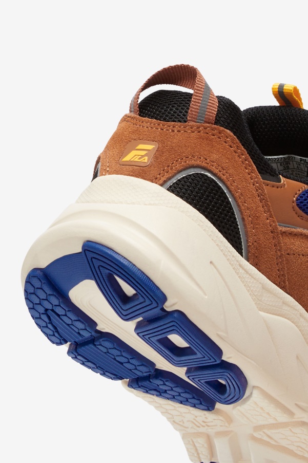Bombay Brown/Blue/Ecru Fila Women's Trigate
