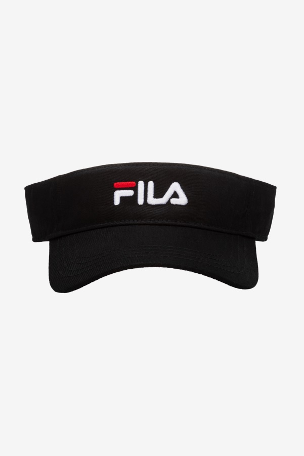 Black Fila Embroidered Visor
