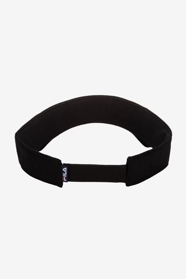 Black Fila Embroidered Visor