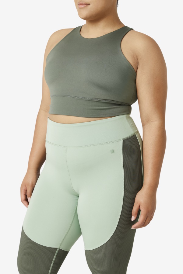 Fila Uplift High Neck Sports Bra Thyme